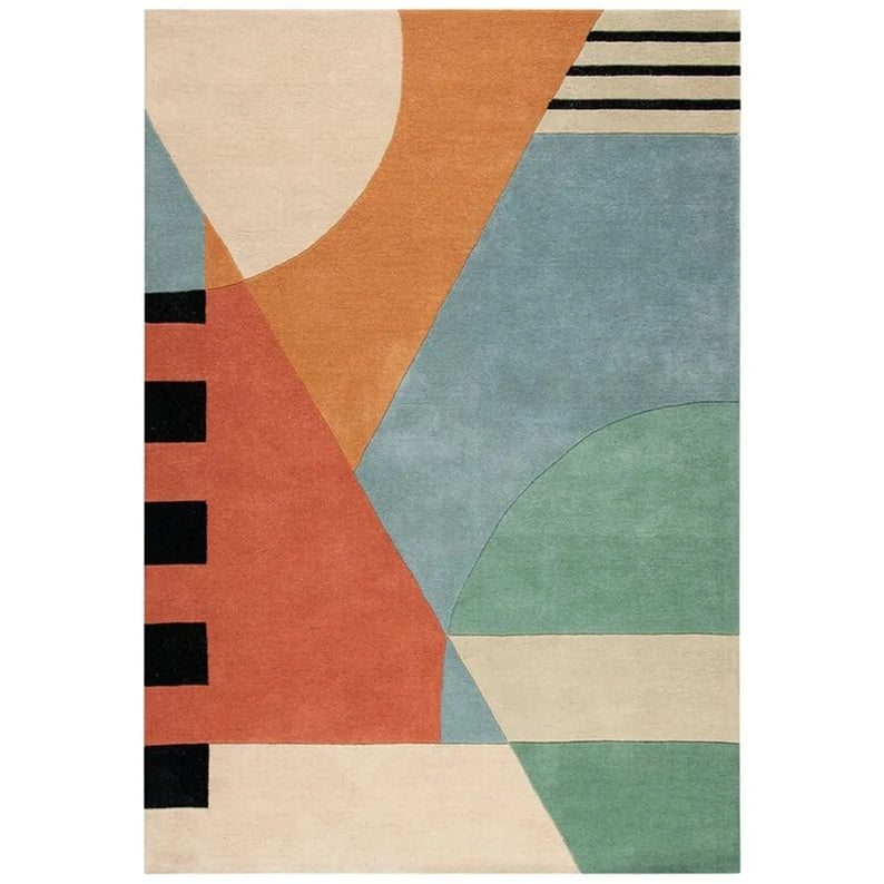 Offset – Modern Geometric Wool Rug