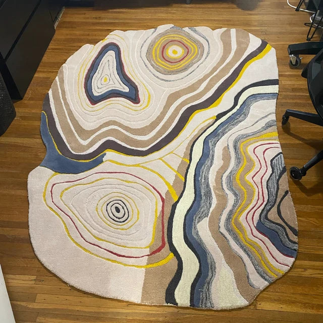 irregular_cream_hand_tufted_rug