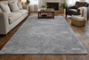 Misty Grey Fur Rugs