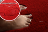 Rose Red Fur Rugs