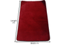 Rose Red Fur Rugs