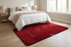 Rose Red Fur Rugs