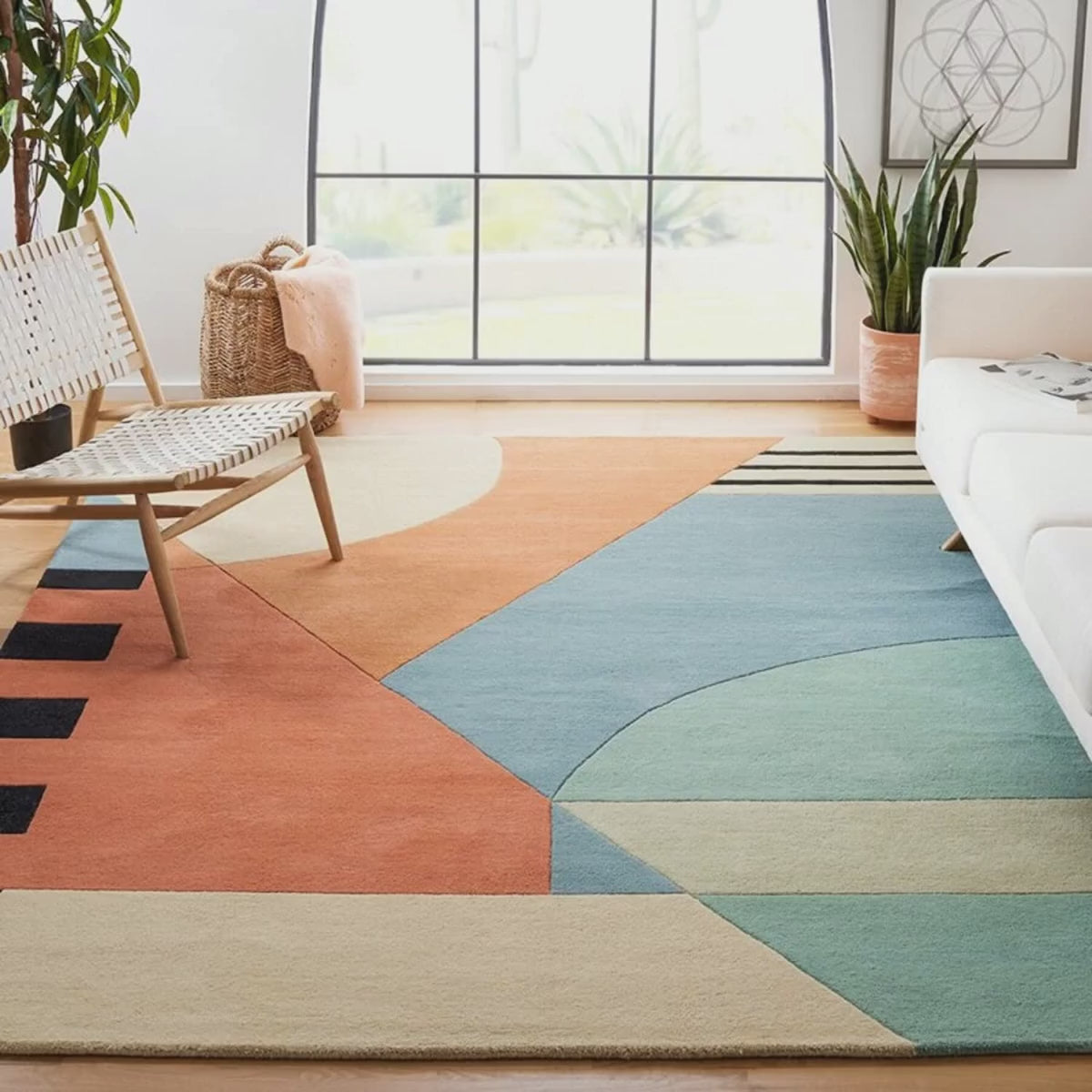 Offset – Modern Geometric Wool Rug