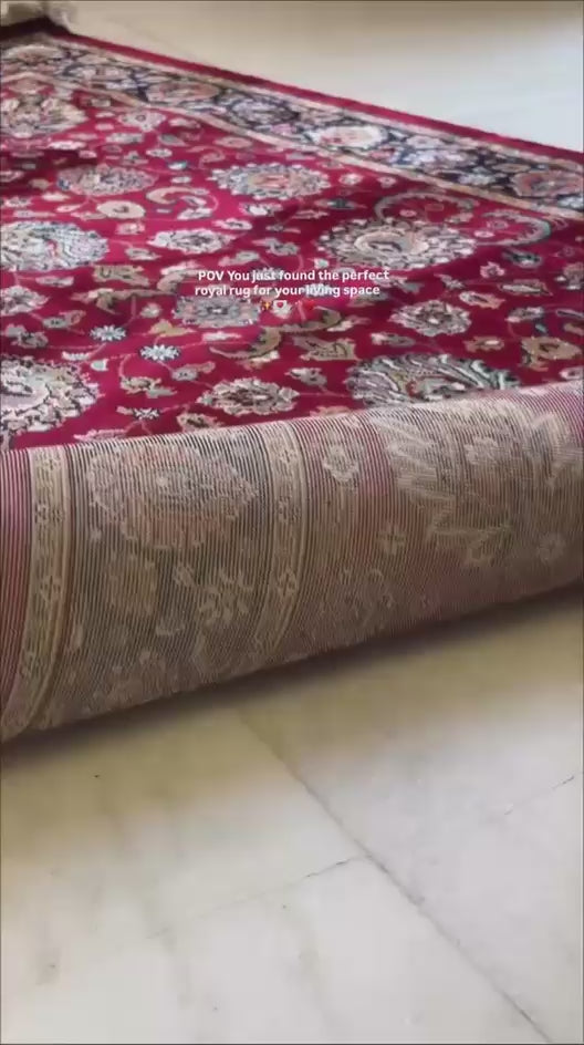 Zarif Traditional Carpet in Living Room