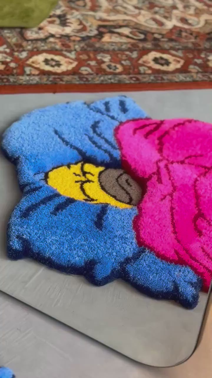 irregular_cartoon_hand_tufted_rug_video