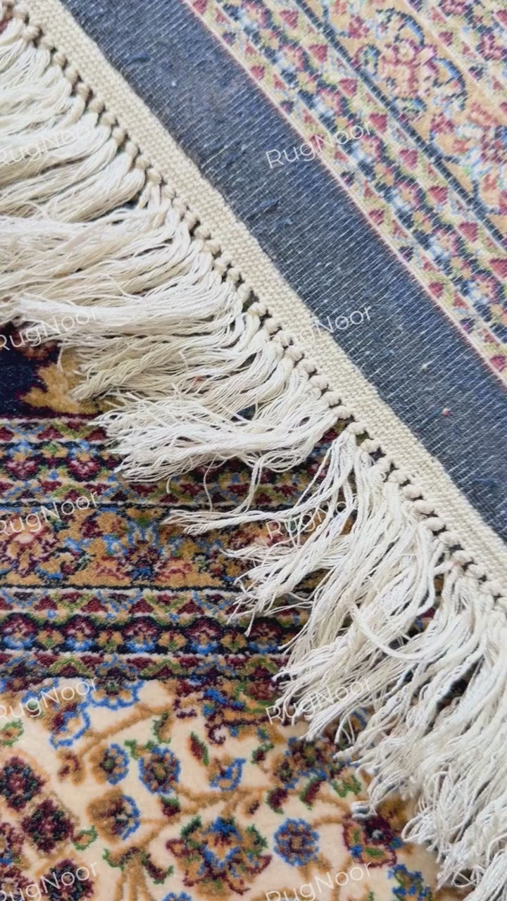 Close-up of the Shabafruz rug