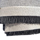 Black Solid Microfiber&Silk Shaggy Rug