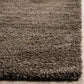 Mushroom Solid Microfiber Shaggy Rug