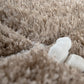 Brown Fluffy Rug