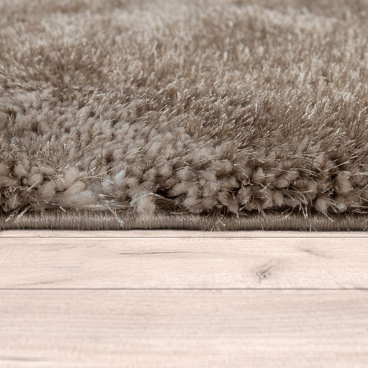 Brown Fluffy Rug