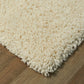 Red White Multicolor Microfiber Shaggy Rug