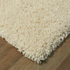 Red White Multicolor Microfiber Shaggy Rug