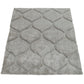 Grey 3D Microfiber&Silk Shaggy Rug