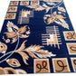 Blue Washable Polyester Carpet