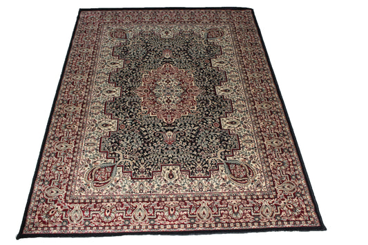 Black Non-Slip Washable Acrylic Carpet