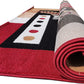 Red Washable Polyester Carpet