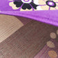 Purple Washable Polyester Carpet