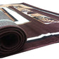 Brown Washable Polyester Carpet