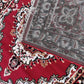 Red Traditional Washable Polyester Carpet